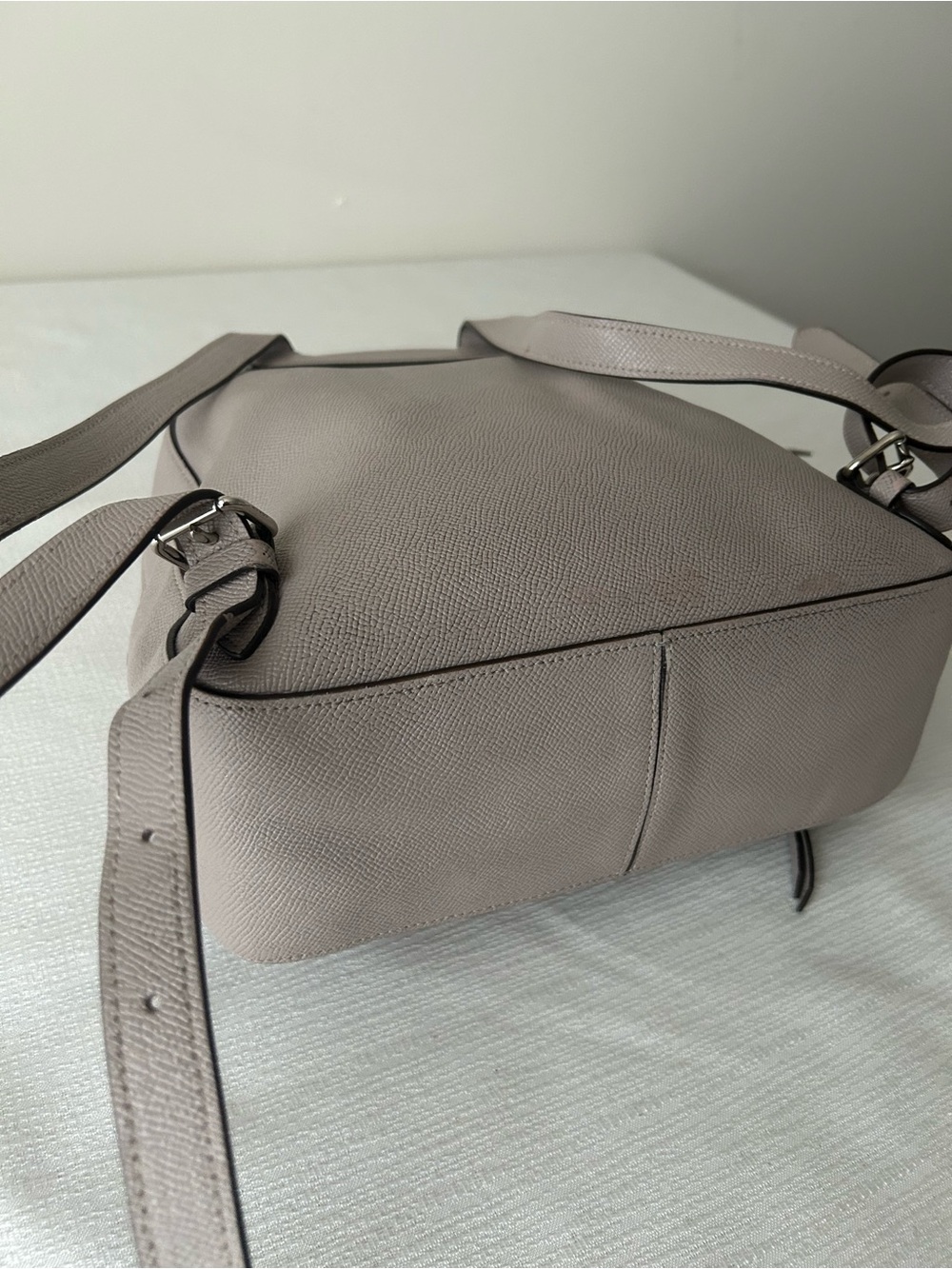 Coach Crossgrain Leather Jordyn Beige Backpack - Picture 4 of 10